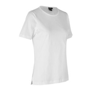 T-TIME® hvid dame T-shirt. Arbejdstøj, firmatøj med print.