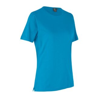 T-TIME® turkis dame T-shirt. Arbejdstøj, firmatøj med print.